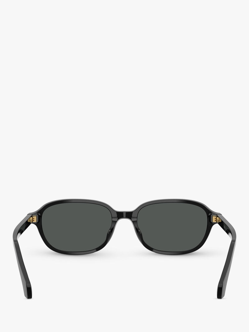Versace oval sunglasses black acetate 53mm - British product