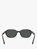 Versace oval sunglasses black acetate 53mm - British product