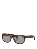 Yves Saint Laurent oval sunglasses in tortoise and brown, UK version