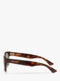 Yves Saint Laurent oval sunglasses in tortoise and brown, UK version