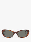Yves Saint Laurent brown cat eye sunglasses, UK version