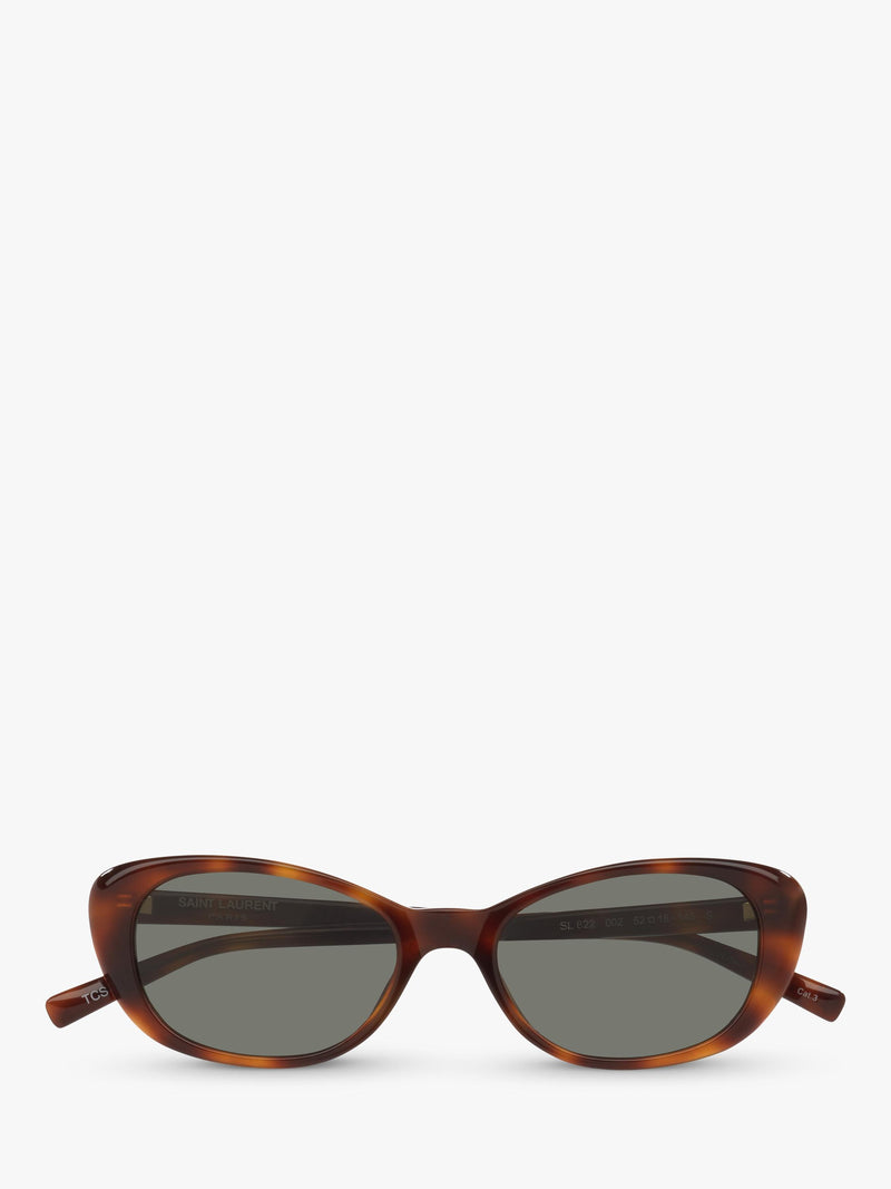 Yves Saint Laurent brown cat eye sunglasses, UK version