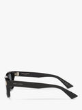 Yves Saint Laurent rectangular sunglasses in black and grey, UK version