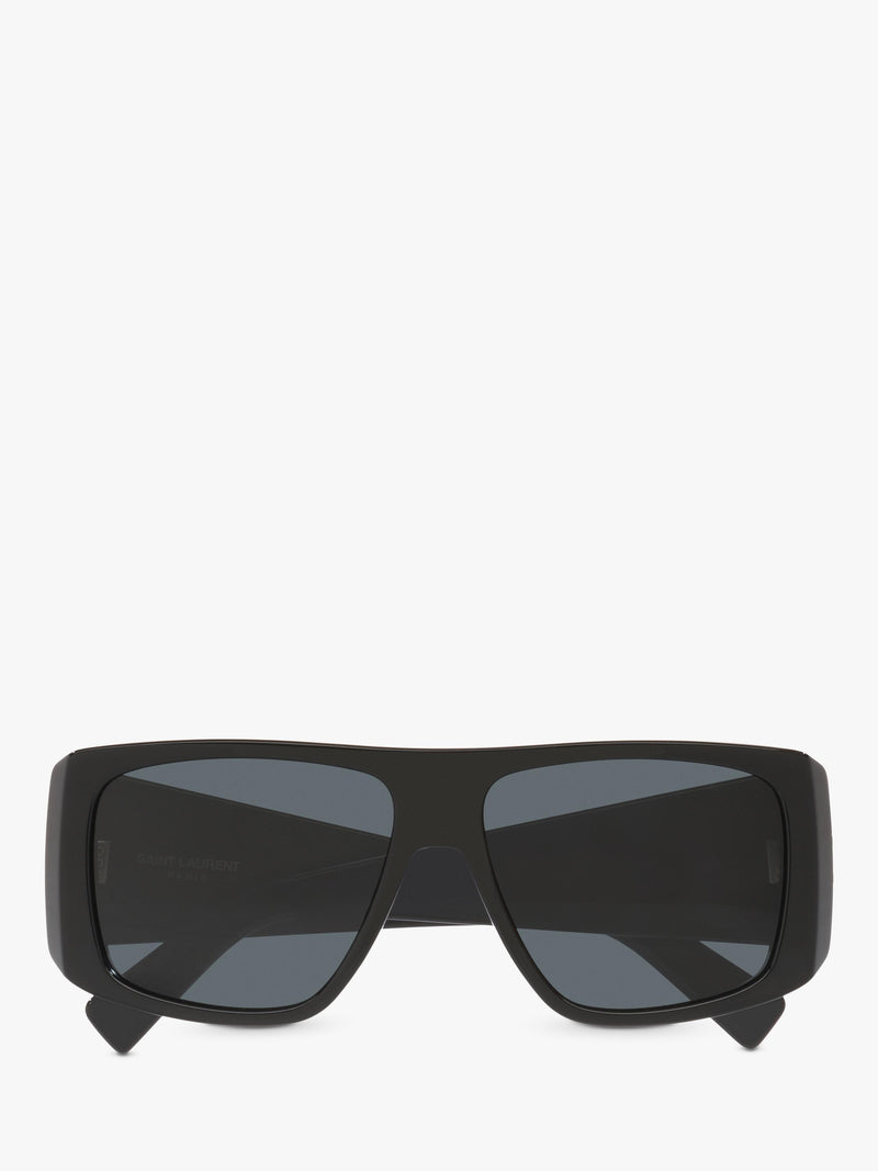 Yves Saint Laurent rectangular sunglasses black grey - British product