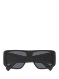 Yves Saint Laurent rectangular sunglasses black grey - British product