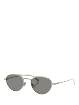 John Lewis Yves Saint Laurent Round Sunglasses Silver/Grey- Buy online at McGrocer