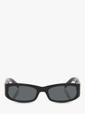 Yves Saint Laurent rectangular sunglasses black 55mm, UK version