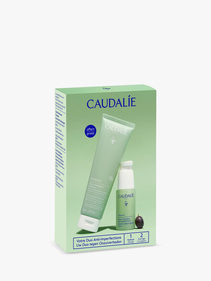 Caudalie Vinopure skincare gift set 150ml and 30ml, UK version