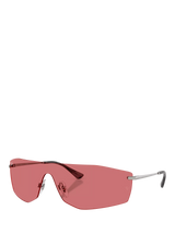 John Lewis Ray-Ban Men's Alix Rectangular Sunglasses Gunmetal/Red- Buy online at McGrocer