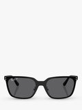Ray-Ban black square polarised sunglasses 45mm, imported from the UK