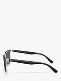 Ray-Ban black square polarised sunglasses 45mm, imported from the UK