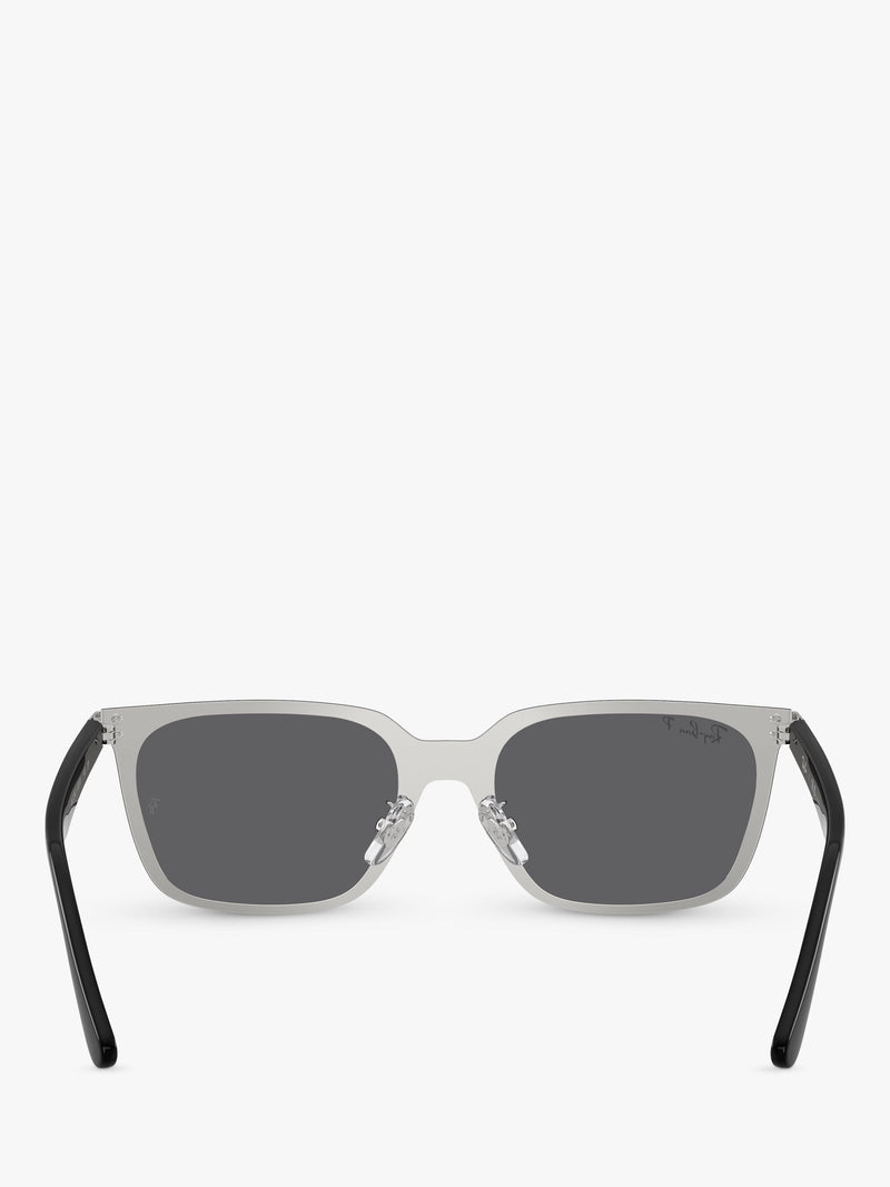 Ray-Ban black square polarised sunglasses 45mm, imported from the UK