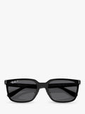 Ray-Ban black square polarised sunglasses 45mm, imported from the UK