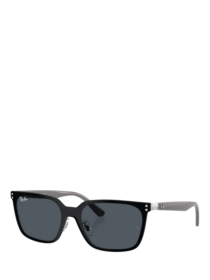 Ray-Ban RB3784D Unisex Square Sunglasses, Black/Grey