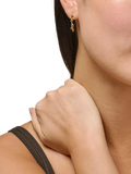 ENAMEL Copenhagen drop earrings yellow gold, UK version