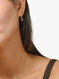 ENAMEL Copenhagen Nara long earrings yellow gold - British product