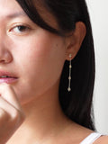 ENAMEL Copenhagen Talia sterling silver drop earrings, UK version