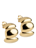 ENAMEL Copenhagen Melia earrings yellow gold, UK version