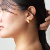 ENAMEL Copenhagen Melia earrings yellow gold, UK version