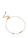 ENAMEL Copenhagen Nara chain bracelet yellow gold coral, imported from the UK