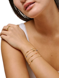 ENAMEL Copenhagen bead bracelet yellow gold mint, imported from the UK
