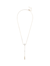 John Lewis ENAMEL Copenhagen Benedicte Y Necklace Yellow Gold 42+5cm- Buy online at McGrocer