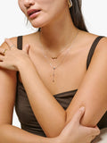 ENAMEL Copenhagen pendant necklace yellow gold (British brand)