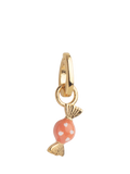 ENAMEL Copenhagen candy charm yellow gold coral 9x4mm - British product