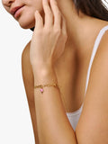 ENAMEL Copenhagen lollipop charm in yellow gold pink, imported from the UK