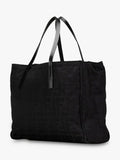 Fendi Zucca nylon tote bag black (British brand)