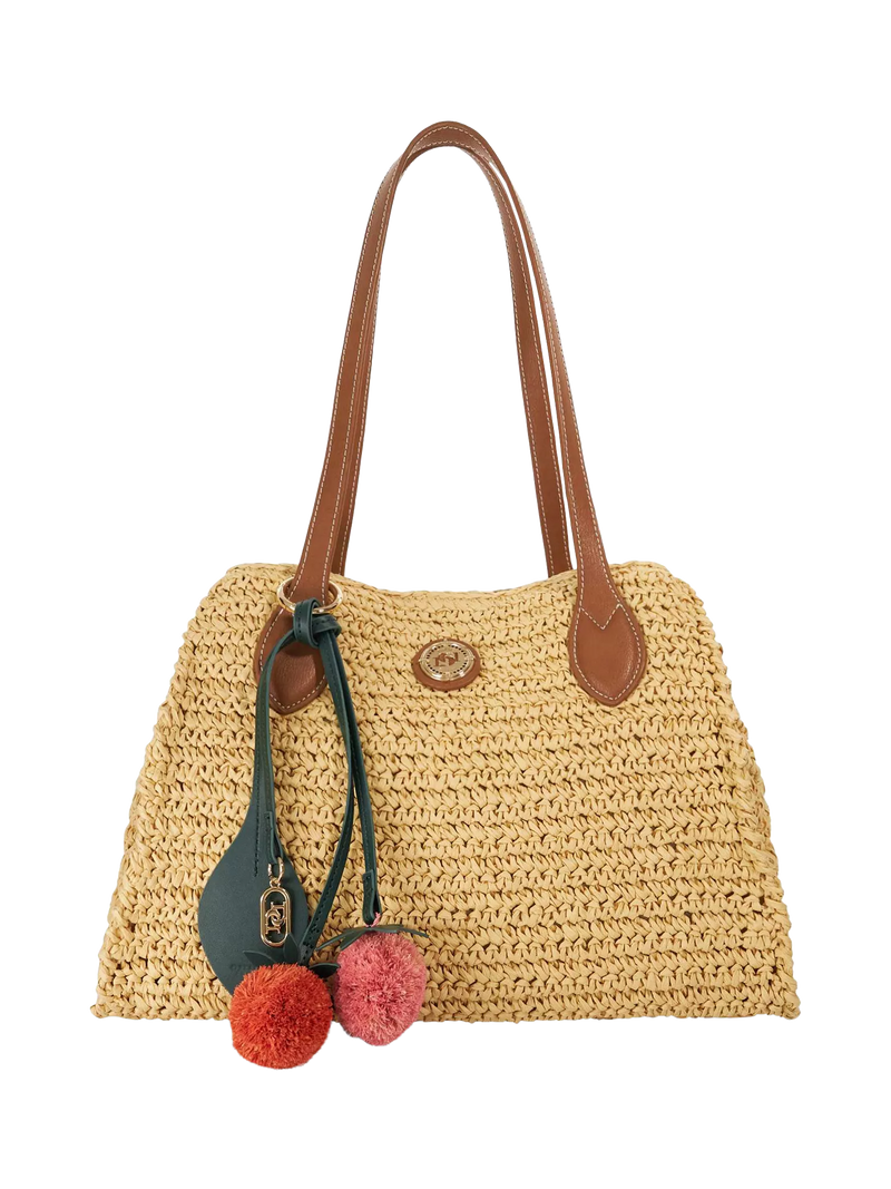 Dune London raffia tote bag natural, UK version
