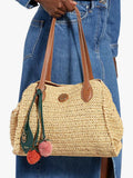 Dune London raffia tote bag natural, UK version