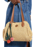 Dune London raffia tote bag natural, UK version