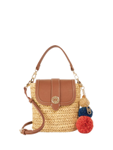 John Lewis Dune London Dimple Raffia Crossbody Bag, Natural- Buy online at McGrocer