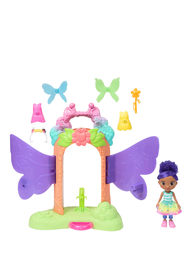 Gabby's Dollhouse Fairy Magic Reveal Playset, imported from the UK