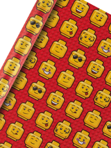 John Lewis Hallmark LEGO Heads Wrapping Paper 2m Multi- Buy online at McGrocer