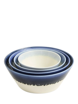 John Lewis Royal Doulton Pacific Glaze Porcelain Stacking Bowls, Set of 4, Blue, 18cm- Buy online at McGrocer