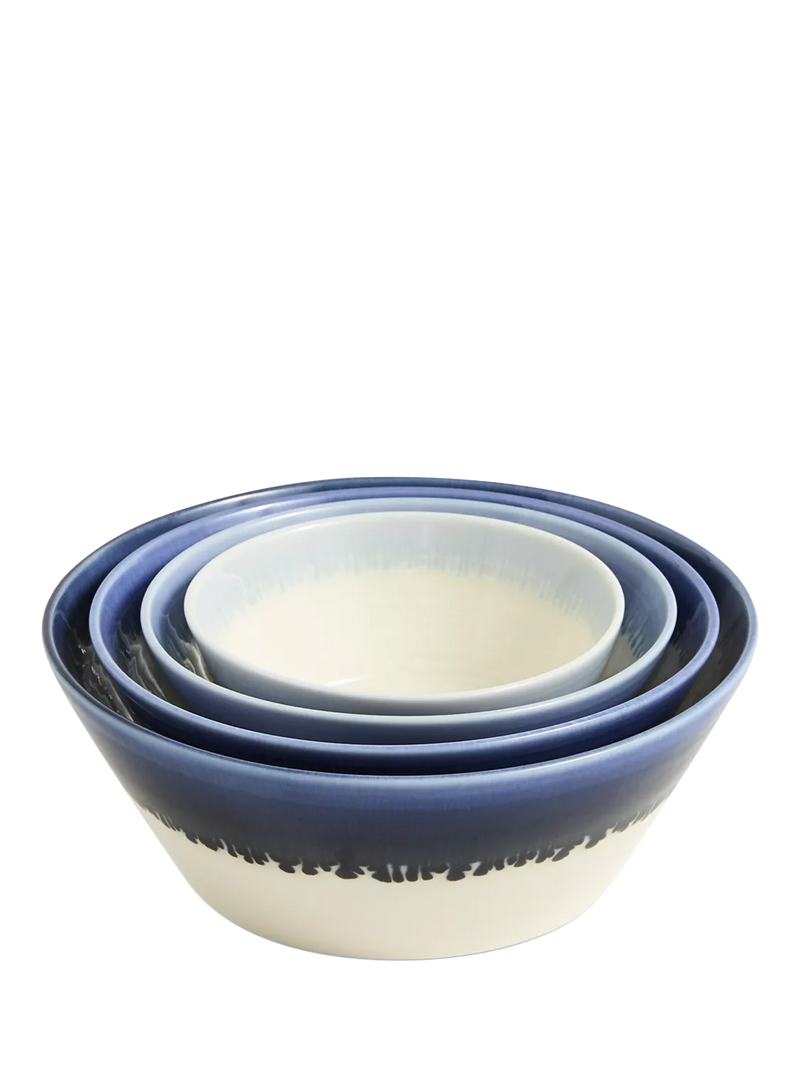 Royal Doulton blue stacking bowls set of 4 (British brand)