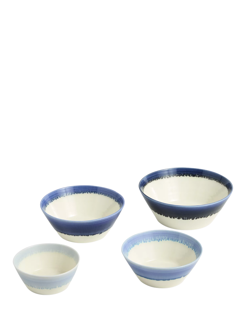 Royal Doulton blue stacking bowls set of 4 (British brand)