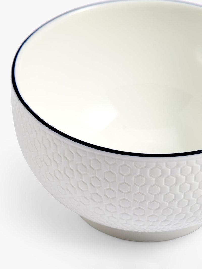 Wedgwood Gio blue line bone china rice bowl 11cm (British brand)