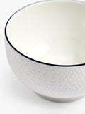 Wedgwood Gio blue line bone china rice bowl 11cm (British brand)