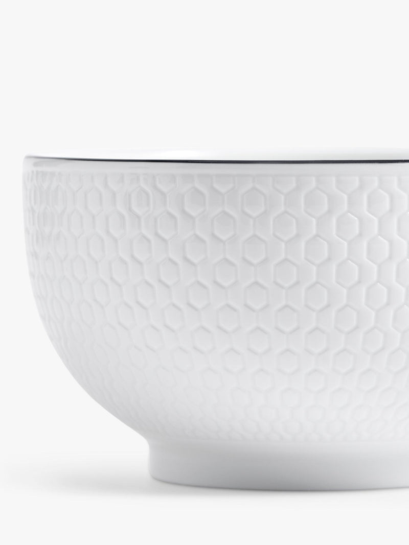 Wedgwood Gio blue line bone china rice bowl 11cm (British brand)