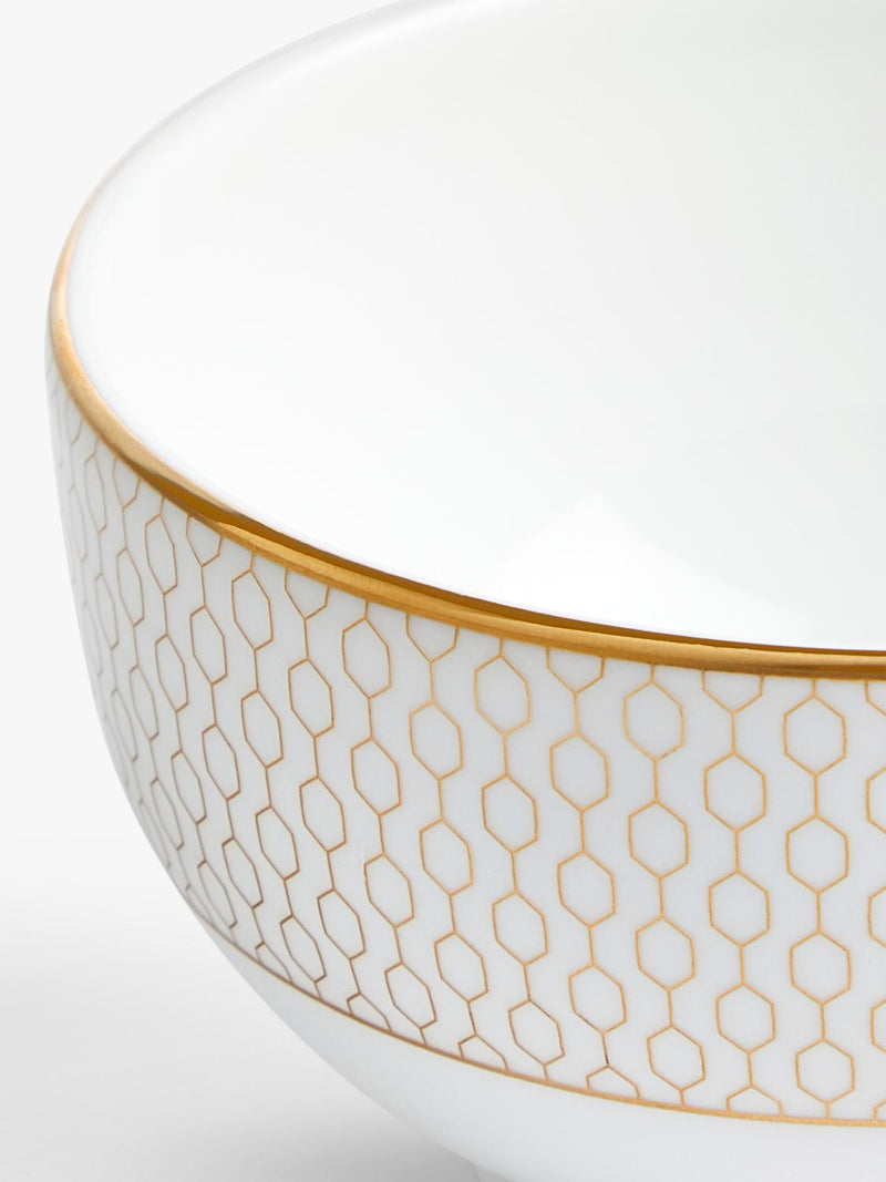 Wedgwood Gio Gold bone china cereal bowl 10.5cm (British brand)