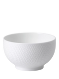 Wedgwood Gio bone china rice bowl 10.5cm white, imported from the UK