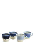 Royal Doulton porcelain mugs 4 pack 400ml blue, imported from the UK