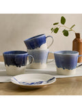 Royal Doulton porcelain mugs 4 pack 400ml blue, imported from the UK