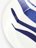 Royal Doulton Pacific 1815 blue porcelain low serving bowl 31.8cm, UK version