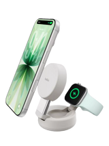John Lewis Belkin UltraCharge 2-in-1 Wireless Charger with Qi2 25W Sand- Buy online at McGrocer