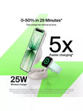 Belkin UltraCharge 2-in-1 wireless charger 25W Sand, UK version