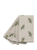 Sophie Allport olive linen napkins set of 4 green, UK version